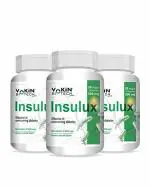 Vokin Biotech Herbal Insulux Gymnema Sylvestre For Endocrine Health & Diabetes Control 800mg 20 Capsules (Pack of 3)