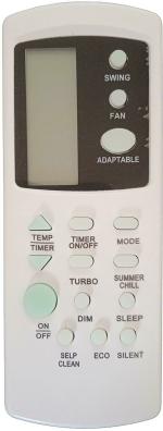 ANM REMOTE CONTROL COMPATIBLE FOR AC AIR CONDITIONER GODREJ POWERCOOL GODREJ - EXACT SAME REMOTE WILL 0NLY WORK Remote Controller (White)