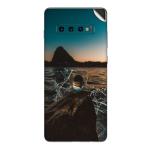 GADGETSWRAP Printed Vinyl Skin Sticker for Samsung Galaxy S10 - shallow focus photo of body of water