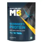 MuscleBlaze Beginner's Whey Protein Powder Supplement (Magical Mango, 1 kg / 2.2 lb, 33 Servings)