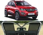 Able 3D-FIX Type Car Non-Magnetic Sun Shade Curtains for Renault KWID Set of 4 Pcs