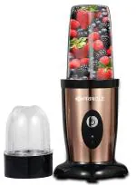 Pringle 450W 22000 RPM Nutri Blender with Steel Blades and 2 Unbreakable Jars, Gold