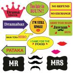 Festiko Bride To Be PhotoBooth Props For Bachelorette Party, HenS Party, Bridal Shower, PhotoBooth Props For Pre Marriage Function, Props For Bridal Shower