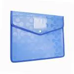 Risheeraj Polypropylene Multi Pocket Document File Storage Bag For Job Interview Certificate Carry and Storage (Blue)
