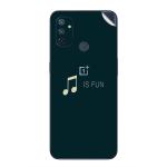 GADGETSWRAP Printed Vinyl Skin Sticker for OnePlus Nord N100 - music equalizer