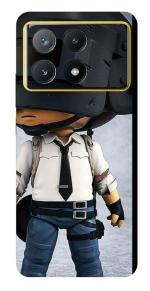 Toppings Printed Matte finish Vinyl Skin Sticker (This is not Back Case Covers) Scratch Less for Mobile Back and Camera lens for Xiaomi Poco X6 Pro Design E02 -MT