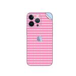 GADGETSWRAP Printed Vinyl Skin Sticker for Apple iPhone 13 Pro Max - Pink Checks.jpg