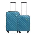 The Clownfish Polyester Luggage Suitcase Four Wheel Trolley Bag 24 Inch