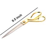 StealODeal Multicolor 9.5 Inch Right Handed Sharp And Premium Quality Scissors (Set Of 1)