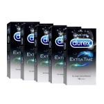 DUREX Extra Time for longer pleasure Condom (Set of 5, 50 Sheets)