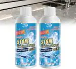 KHODAL ENTERPRISE Heavy-Duty Stone Stain Remover Cleaner - Professional Marble, Granite, and Tile Stain Treatment, Natural Stone Surface Cleaner for Deep Cleaning and Restoration -2 PCS