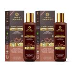 Khadi Organique Strengthening Hair Shampoo for Silky & Shiny Hair | Khadi Shampoo for Women & Men | Pack of 2