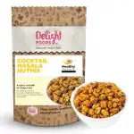 Delight Foods Cocktail Masala Nut Mix 300g Healthy Groundnut Oil Fried Namkeen