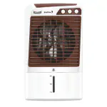 SUMMERCOOL Platina 60L Portable Personal Air Cooler for Home | Turbo Fan Technology | Desert Coolers For Home | Powerful Blower & 3-Speed Control | i-Pure Technology & Low Power Consumption | 1 Year Warranty (White)