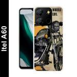 Mitzvah Multicolor Silicon Grip Case Mobile Back Cover for Itel A60