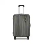 Safari Glimpse 69 Cms Medium Check-in Trolley Bag Hard Case Polycarbonate 4 Wheels 360 Degree Wheeling System Luggage, Trolley Bags for Travel, Suitcase for Travel, Gun Metal