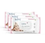 ICEBERGPREMIUMWIPES Baby Wipes 80 Sheets/Pack of 3 With Lid (240 Wipes) Baby Wipes