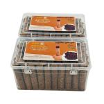 GAVO HARSHIDDHI Natural Cow Dung Havan Dhoop Batti/Organic Incense Sticks - 120 Sticks - 2.5 inch (Havan)