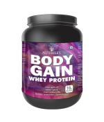Nutriley Body Gain Whey Protein Powder for Weight & Mass Gain (Elaichi-1 kg)