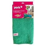 YORK Microfiber Cloth for Car Cleaning and Detailing, Floor Cleaner, Kitchen & Silverware. High Absorbent Non-Scratch, Reusable Cloth, Lint Free Green Pack of 1 (50 X60 cms) (026070_Y)