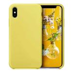 M Cart Dark Yellow Silicone Back Case Cover For Iphone Xs, Iphone 10, Iphone X