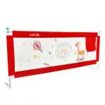 Luvlap Red Bed Rail Guard For Baby Safety 180 X 68 cm