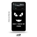 Tweakymod Printed Don'T Touch My Mobile Back Cover For Poco X4 Pro 5G