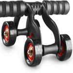 Shopeleven Ab Roller 4 Wheel Abs Carver-Abdominal & Stomach Exercise Training Home Gym (Pack of 1, Color may Vary)