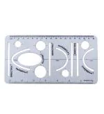 PMW - Parabola Templates Stencil - Directrix, Hyperbola, Ellipse - Drafting Template