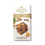 Heidi Almond Milk Chocolate With Whole Caramel covered Almond, 100% Veg, Imported Swiss Chocolate Bar -100g