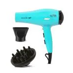 Ikonic Professional Ultralight Professional Hair Dryer 2000 Watts with Nozzle, Diffuser, Hot and Cold Air Feauture, 2 Speed 3 Heat Settings with Cool Shot,Hanging Loop,For both Men and Women, Sutiable for all Hair Types, Teal