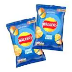 Generic Walkers Cheese And Onion Crisps, 32.5 Gm (Pack Of 2)