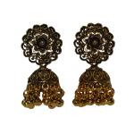 Priyansh Enterprise Handmade Gold Brass Traditional Earrings For Parties, Festivals For Women