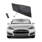 STEXU Retractable car windshield sunshade, Adjustable car windshield umbrella, Car windshield umbrella blocker, Foldable sun shade umbrella for car, Car windshield sun shield umbrella, Travel car windshield sun shade umbrella