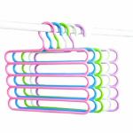Wishku Multi Layer Pants Clothes Hanger Multy Wardrobe Storage Organiser Rack