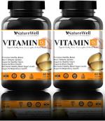 Naturewell Calcium Vitamin D3 600, 60 Capsules Each (Pack Of 2)