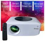 Omex Upgrade Version Advance YouTube DLNA TV Wifi Smart Home Cinema HD Projector (2500 lm / 1 Speaker / Wireless / Remote Controller) Portable Projector