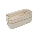 MUMUSO Wheat Straw Lunch Box - Apricot / 750 ml