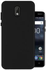 Multronics Black Rubber Back Cover Compatible With Nokia 3