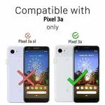 TECHSHIELD Google Pixel 3A Black Tempered Glass Scratch Resistant Screen Protector 20 x 18 x 4 cm