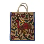 Jharcraft (A Jharkhand Govt. Enterprise) JUTE BAG WITH SOHRAI (10