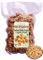 Vale Of Kashmir Light Walnut Kernels 400 Grams, Premium Walnut Kernels, Walnuts Without Shell