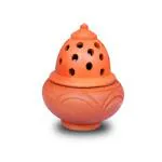 SaioStore Clay Incense Holder, Sambrani Dhoop Burner Holder (Pack of 1)