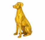 Kartique Antique Brass Dog Statue
