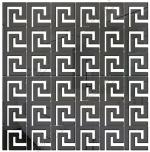 Bikri Kendra - 30 Geometric Black- Mirror Acrylic Wall Stickers