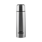 Vinod Bullet 24 Hours Hot and Cold Flask Water Bottle with Copper Coating Inside and Fabricated 18/8 Stainless Steel Outside | Stainless Steel Water Bottle for Daily Use - 350 ml (with Pouch), Silver