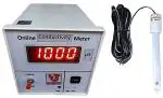 Lab Junction Conductivty Meter, ON-LINE Conductivity Meter, Panel Type, Range: 0-200.0 uS-cm & 0-2000 uS-cm with 5 Metre Cable Length of Conductivity Cell-Sensor LJ-615 as per Quality Standards. , :!