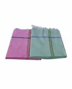 ASH Traders Sircilla Khadi Cotton Handloom Bath Towels Size 36/72Inch(90/180cm) 3/6feet Heavy Quality Pack of 2