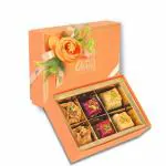 Oasis Baklawa Assorted Baklava Sweets | Cirtus Collection Baklava Box For Wedding, Anniversary, For Wedding, Anniversary, Birthday ( 6Pcs )