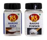 K3 Masala Baking Powder (175gm) And Baking Soda (175gm) (Pack of 2)